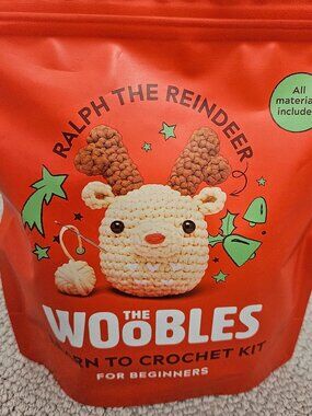 Woobles Beginner Crochet Kit - Ralph the Reindeer